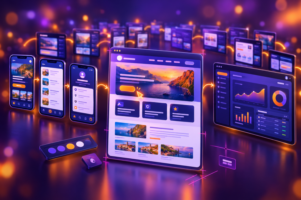 Visuals That Speak, Designs That Convert: UI/UX Design for Websites, Apps & Software