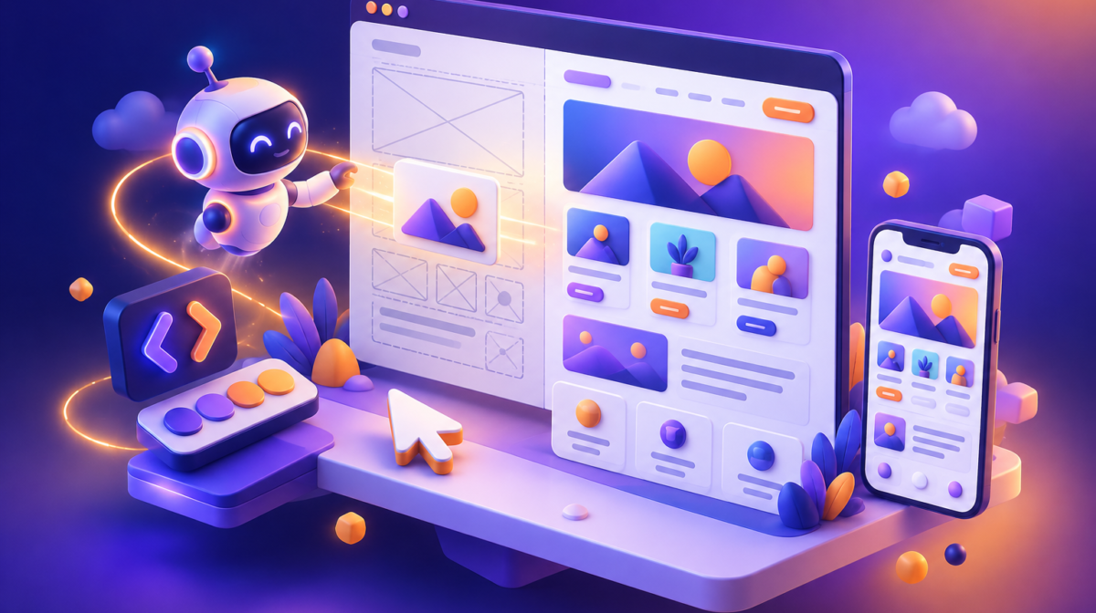 Top 5 AI tools for website design and development