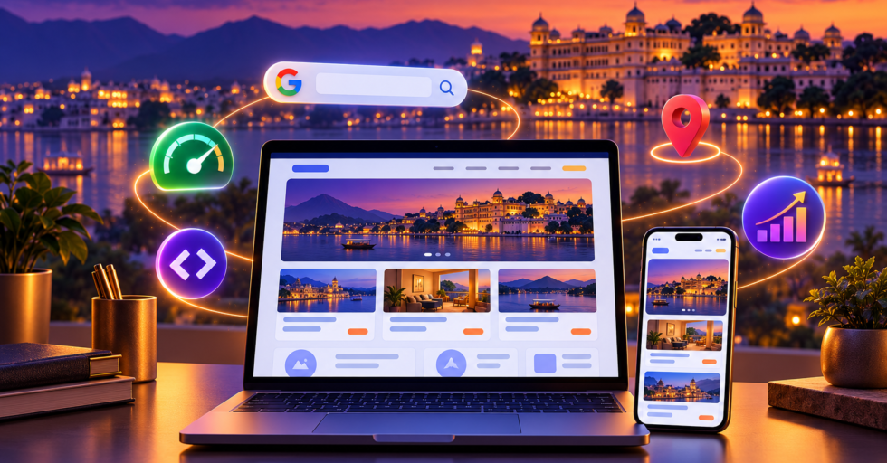 SEO-optimized website development in Udaipur for modern businesses
